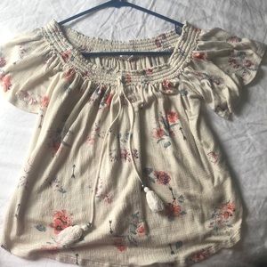 Off the shoulder top